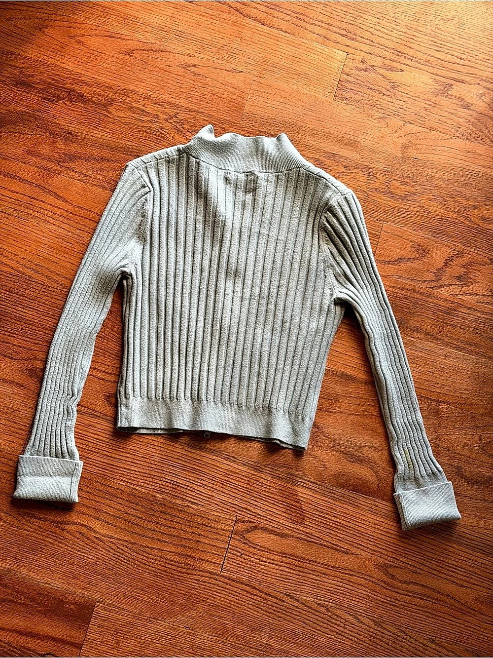 Wild Fable Ribbed Zip-Up Sweater - Picture 4 of 5